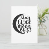 ステイワイルドムーンチャイルドハロウィン不気味ギフト 招待状 (スタンド正面)