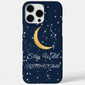 ステイワイルドムーンチャイルドフォンケース – 銀河系ボホ Case-Mate iPhoneケース (裏面)