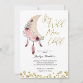 ステイワイルドムーンチャイルドベビーシャワー招待状 招待状 (正面)