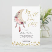 ステイワイルドムーンチャイルドベビーシャワー招待状 招待状 (スタンド正面)