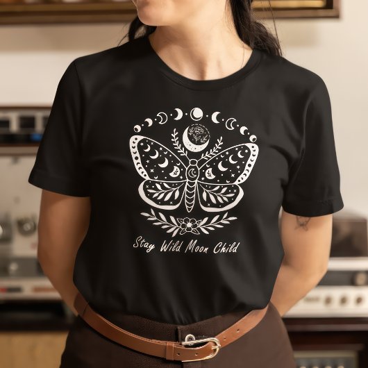 ステイワイルドムーンチャイルドミスティックバタフライ Tシャツ