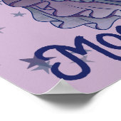 ステイワイルドムーンチャイルドムーンチャイルドベリーダンサーアート ポスター (角)