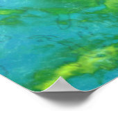 ステイワイルドムーンチャイルドライムグリーンアースはっきりした ポスター (角)