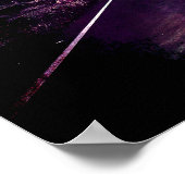 ステイワイルドムーンチャイルド引用文パープルナイトロード ポスター (角)