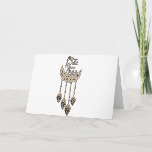 ステイワイルドムーンチャイルド空白の カード (正面)