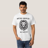 ステイワイルドライオンロイヤリティティー Tシャツ (正面フル)