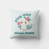 ステイワイルド開花ハッピー クッション (正面)