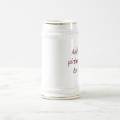 -ステインをカスタマイズ ビールジョッキ (中央)