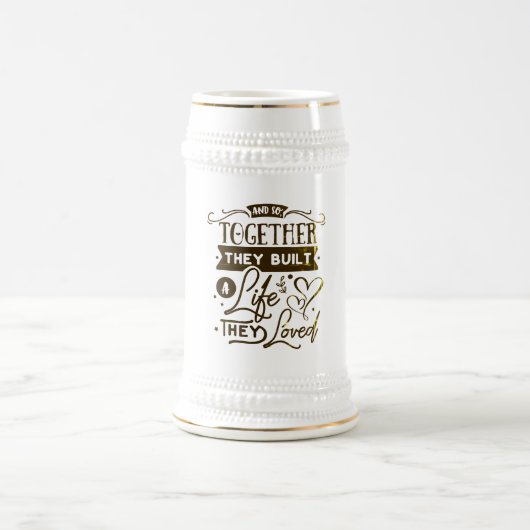 ステインをデザインしよう - ステイン ビールジョッキ (中央)