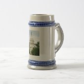 ステインを造る米国の国会議事堂 ビールジョッキ (正面右)