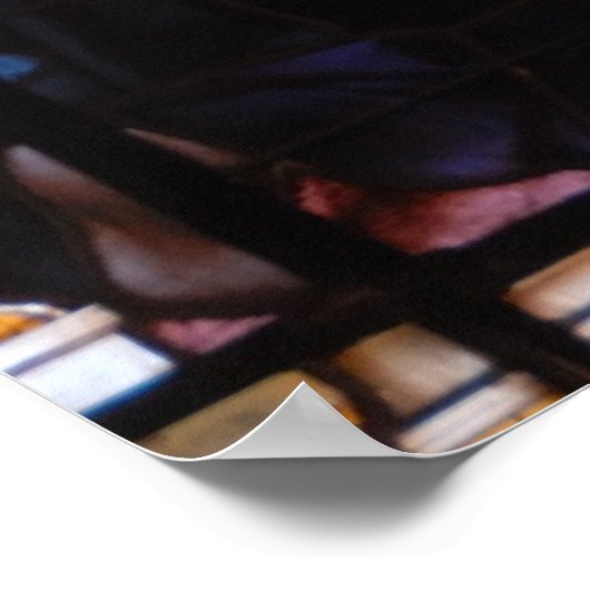 ステインガラス窓 ポスター (角)