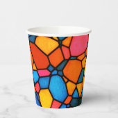 ステインガラス 紙コップ (左)