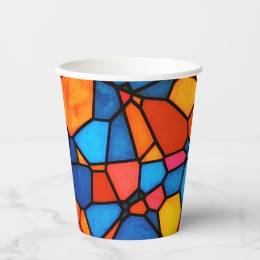 ステインガラス 紙コップ (正面)