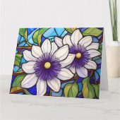 ステイングラスアートlilikoi passionfruit カード (裏面)