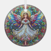 ステイングラスエンジェル ガラスオーナメント (正面)