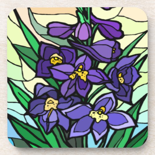 ステイングラスデンドロビウムコースター コースター (正面)