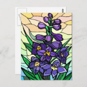 ステイングラスデンドロビウムポストカード ポストカード (正面/裏面)