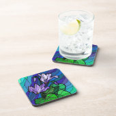 ステイングラスパープルフラワーコースター コースター (右側)