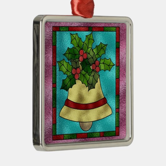 ステイングラスベルズデザインクリスマスツリーオーナメント メタルオーナメント (右)