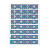 ステイングラスレイブルーとパープル ラップアラウンド宛名ラベル (シート)