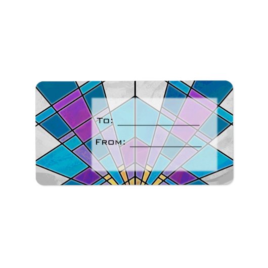 ステイングラスレイブルーとパープル ラベル (正面)