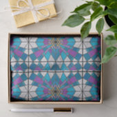 ステイングラスレイブルーとパープル 薄葉紙 (ギフト)