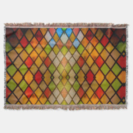 ステイングラス威厳のある窓 スローブランケット