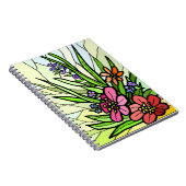 ステイングラフラワーガーデンスパイラルノート ノートブック (右側)