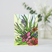 ステイングラフラワーガーデンポストカード ポストカード (スタンド正面)