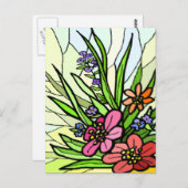ステイングラフラワーガーデンポストカード ポストカード (正面/裏面)