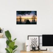 ステインハーゲンリザーバーサンセット ポスター (ホームオフィス)