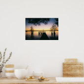 ステインハーゲンリザーバーサンセット ポスター (キッチン)