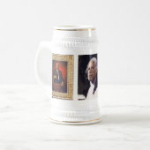ステインバリーフセインオバマの大統領のなコレクター ビールジョッキ (正面左)