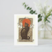 ステインレインの猫 – アールヌーボー シーズンポストカード (スタンド正面)