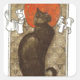 ステインレインの猫 – アールヌーボー スクエアシール