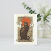 ステインレインの猫 – アールヌーボー ポストカード (スタンド正面)