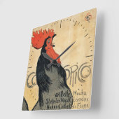 ステインレンコキュリコ時計 スクエア壁時計 (傾斜)