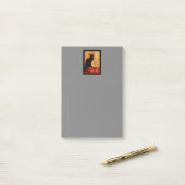 ステインレンズルチャットノワール ポストイット (デスク上)