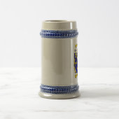 ステイン/ゴードンの頂上ステインゴードンの紋章付き外衣 ビールジョッキ (中央)