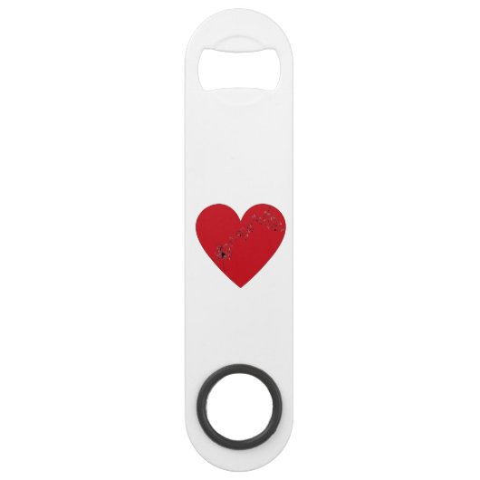 ステイン ステンレス ボトルオープナーに音符 スピード栓抜き (正面)