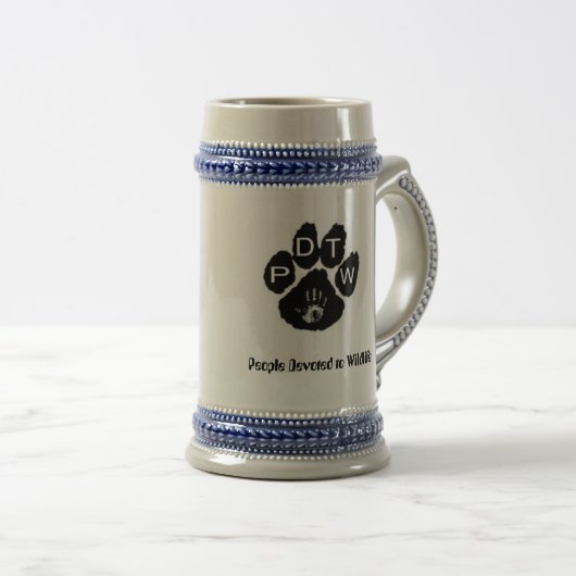 ステイン ビールジョッキ (正面右)