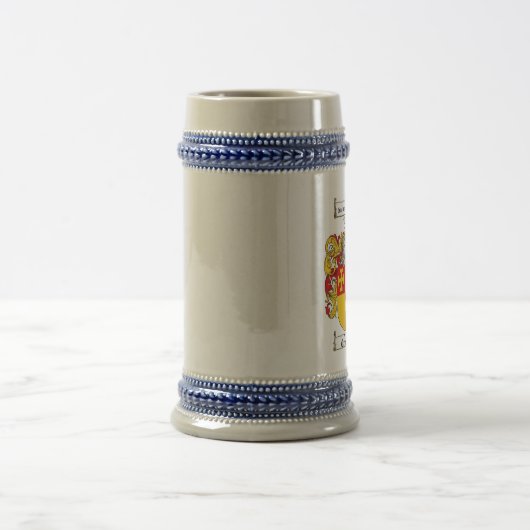 ステイン/十字の家紋十字の紋章付き外衣 ビールジョッキ (中央)