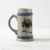 ステイン-家紋若い紋章付き外衣 ビールジョッキ (左)