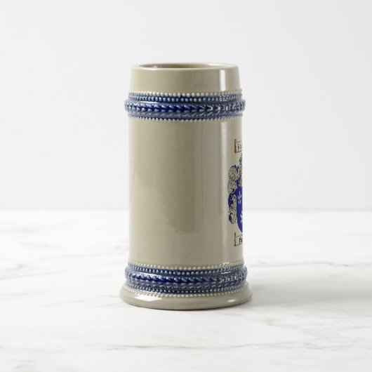 ステイン/Fraserの家紋Fraserの紋章付き外衣 ビールジョッキ (中央)