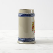 ステイン/Gonzalesの頂上ステインGonzalesの紋章付き外衣 ビールジョッキ (中央)