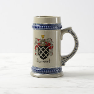 ステイン/HarringtonステインHarringtonの紋章付き外衣 ビールジョッキ