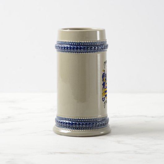 ステイン/Holmesの頂上ステインHolmesの紋章付き外衣 ビールジョッキ (中央)