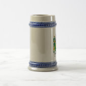 ステイン/Maloneの頂上ステインMaloneの紋章付き外衣 ビールジョッキ (中央)