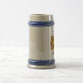 ステイン/McClellanステインMcClellanの紋章付き外衣 ビールジョッキ (中央)