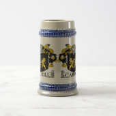 ステインCarrollの紋章付き外衣 ビールジョッキ (中央)